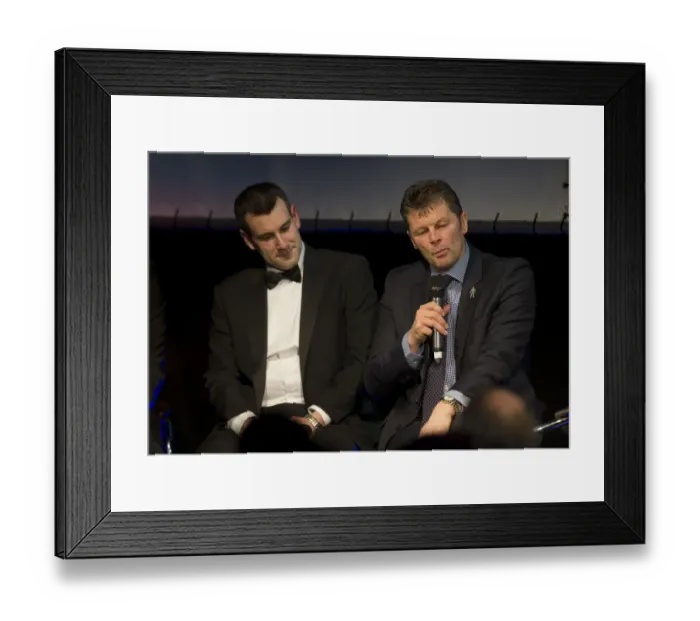 Framed Print : A Night of Glamour and Football: 2015 Bristol City Football Club Gala Dinner