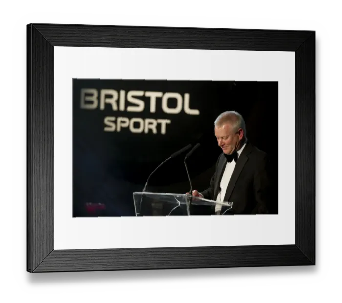 Framed Print : Steve Lansdown at 2015 Bristol City Football Club Gala Dinner Framed Print : Steve Lansdown at 2015 Bristol City Football Club Gala Dinner