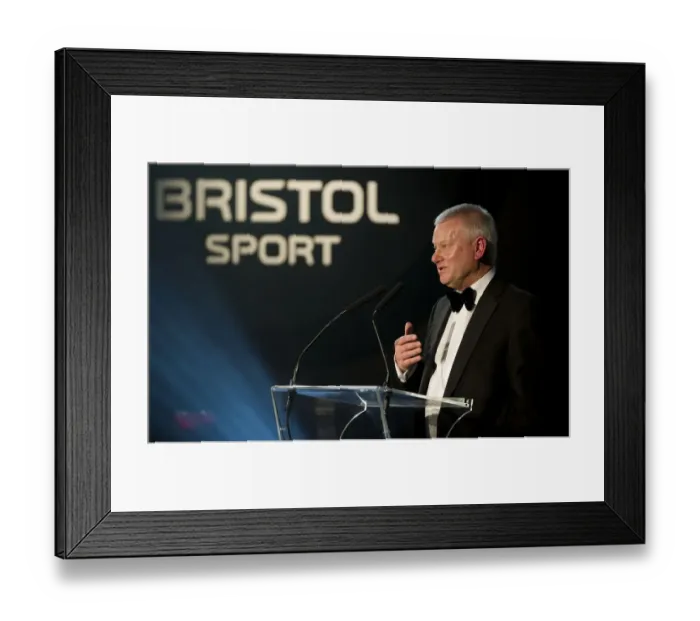 Framed Print : Bristol City Football Club Gala Dinner with Steve Lansdown