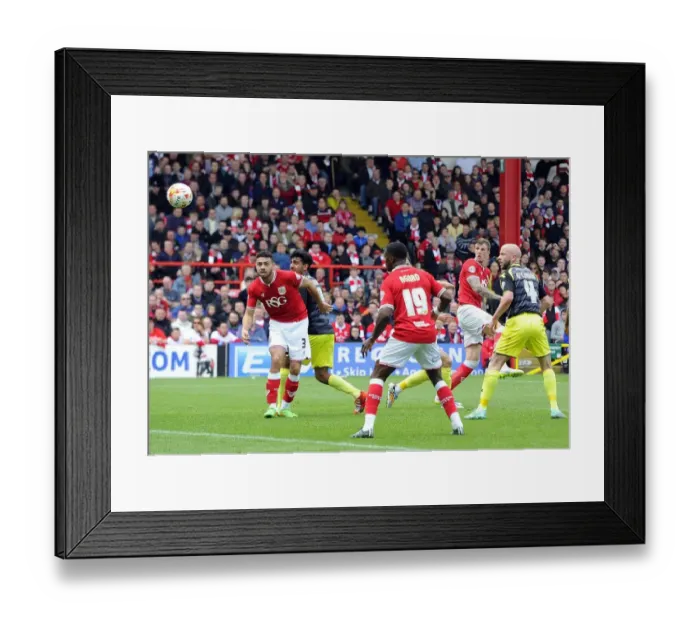 Framed Print : Aden Flint Scores the Winning Goal: Bristol City vs Walsall, Sky Bet League One, May 2015 Framed Print : Aden Flint Scores the Winning Goal: Bristol City vs Walsall, Sky Bet League One, May 2015