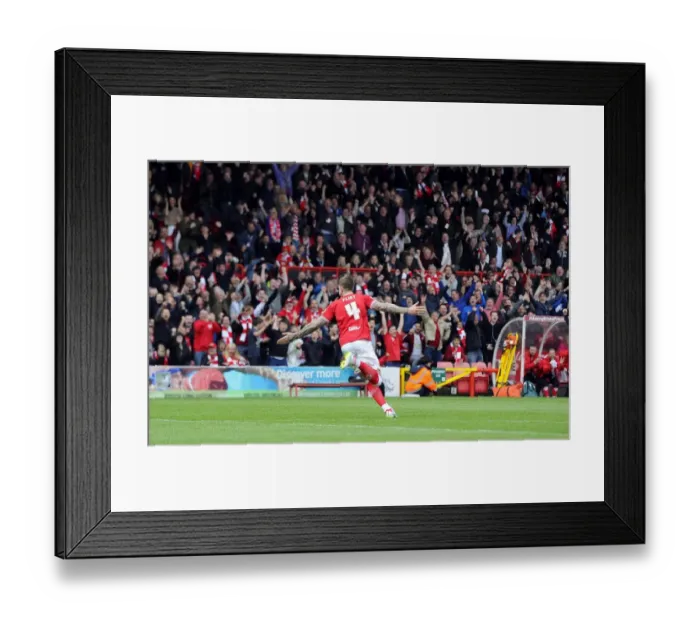 Framed Print : Packed Williams Stand Erupts in Cheers: Aden Flint's Goal Celebration at Ashton Gate - Bristol City vs Walsall, Sky Bet League One Framed Print : Packed Williams Stand Erupts in Cheers: Aden Flint's Goal Celebration at Ashton Gate - Bristol City vs Walsall, Sky Bet League One