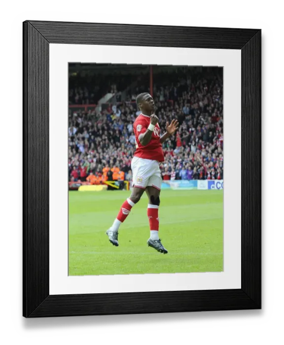 Framed Print : Agard's Thrilling Goal: Bristol City's Victory Over Walsall Framed Print : Agard's Thrilling Goal: Bristol City's Victory Over Walsall