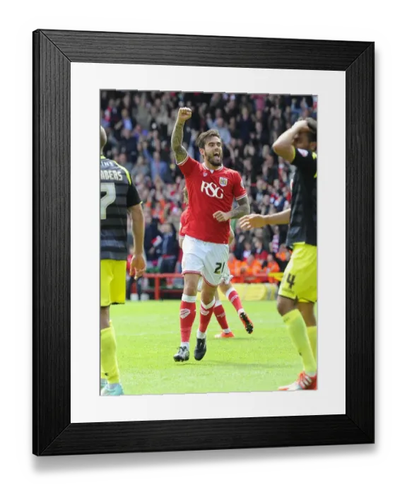 Framed Print : Marlon Pack's Goal Celebration: Bristol City Secures Victory Over Walsall, Sky Bet League One, 2015 Framed Print : Marlon Pack's Goal Celebration: Bristol City Secures Victory Over Walsall, Sky Bet League One, 2015
