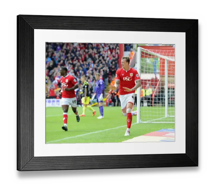 Framed Print : Aden Flint's Hat-Trick: Thrilling Sky Bet League One Win for Bristol City over Walsall (May 3, 2015) Framed Print : Aden Flint's Hat-Trick: Thrilling Sky Bet League One Win for Bristol City over Walsall (May 3, 2015)
