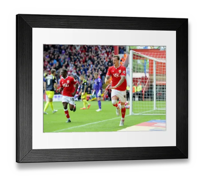 Framed Print : Aden Flint's Hat-Trick: Thrilling Victory of Bristol City over Walsall (03.05.2015) Framed Print : Aden Flint's Hat-Trick: Thrilling Victory of Bristol City over Walsall (03.05.2015)