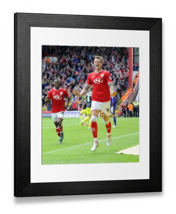 Framed Print : Aden Flint's Hat-trick: Bristol City's Glory Over Walsall, Sky Bet League One, 03.05.2015 Framed Print : Aden Flint's Hat-trick: Bristol City's Glory Over Walsall, Sky Bet League One, 03.05.2015