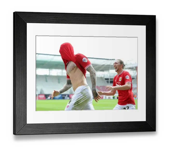 Framed Print : Aden Flint's Hat-Trick: Bristol City's Thrilling Victory Over Walsall (03.05.2015) Framed Print : Aden Flint's Hat-Trick: Bristol City's Thrilling Victory Over Walsall (03.05.2015)