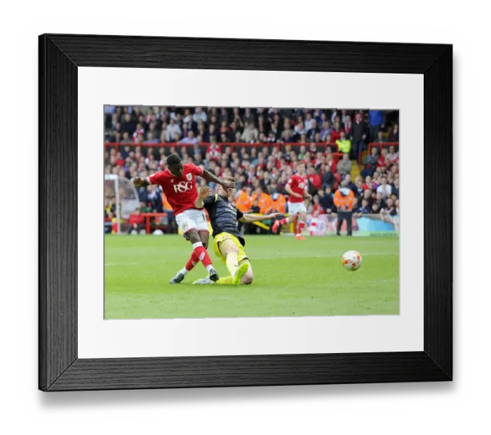 Framed Print : Bristol City's Kieran Agard Scores His Second Goal Against Walsall in Sky Bet League One Action at Ashton Gate Framed Print : Bristol City's Kieran Agard Scores His Second Goal Against Walsall in Sky Bet League One Action at Ashton Gate