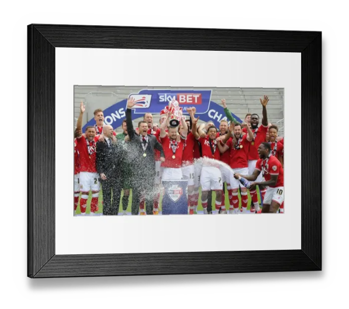 Framed Print : Bristol City FC: Sky Bet League One Champions 2015 - Lifting the Trophy Framed Print : Bristol City FC: Sky Bet League One Champions 2015 - Lifting the Trophy