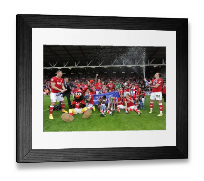 Framed Print : Bristol City Clinch League One Title with Thrilling 8-2 Victory over Walsall Framed Print : Bristol City Clinch League One Title with Thrilling 8-2 Victory over Walsall
