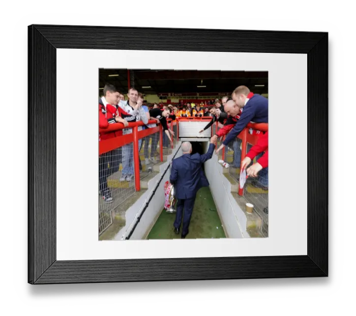 Framed Print : Bristol City FC: Steve Lansdown and Fans Celebrate League One Victory