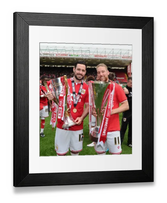 Framed Print : Bristol City Football Club: Sky Bet League One and JPT Trophy Celebration (Bristol City v Walsall, 03.05.2015) Framed Print : Bristol City Football Club: Sky Bet League One and JPT Trophy Celebration (Bristol City v Walsall, 03.05.2015)
