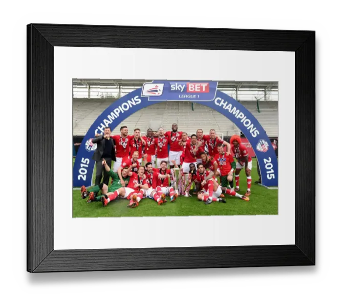 Framed Print : Bristol City Football Club: Celebrating Double Victory - Sky Bet League One and JPT Trophies (3 May 2015) Framed Print : Bristol City Football Club: Celebrating Double Victory - Sky Bet League One and JPT Trophies (3 May 2015)