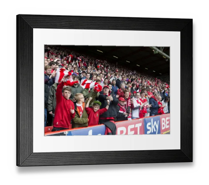 Framed Print : Bristol City vs Walsall Clash in Sky Bet League One at Ashton Gate - May 2015 Framed Print : Bristol City vs Walsall Clash in Sky Bet League One at Ashton Gate - May 2015