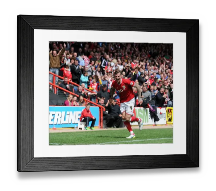 Framed Print : Aden Flint's Epic Goal: Bristol City's Sky Bet League One Triumph over Walsall (May 2015) Framed Print : Aden Flint's Epic Goal: Bristol City's Sky Bet League One Triumph over Walsall (May 2015)