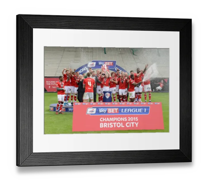 Framed Print : Bristol City: Sky Bet League One Champions - Celebrating Victory at Ashton Gate Framed Print : Bristol City: Sky Bet League One Champions - Celebrating Victory at Ashton Gate