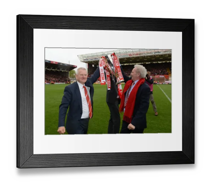Framed Print : Bristol City FC: Steve Lansdown Celebrates Sky Bet League One Win Against Walsall Framed Print : Bristol City FC: Steve Lansdown Celebrates Sky Bet League One Win Against Walsall