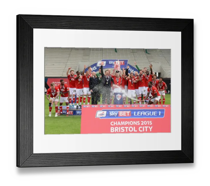 Framed Print : Bristol City Rejoice: Sky Bet League One Championship Win at Ashton Gate Framed Print : Bristol City Rejoice: Sky Bet League One Championship Win at Ashton Gate