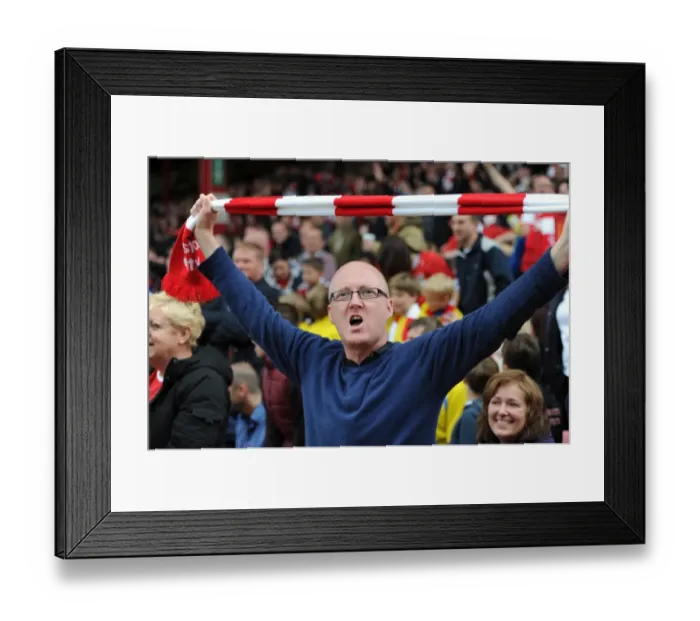 Framed Print : Intense Moment at Ashton Gate: Bristol City vs. Walsall, Sky Bet League One, May 2015