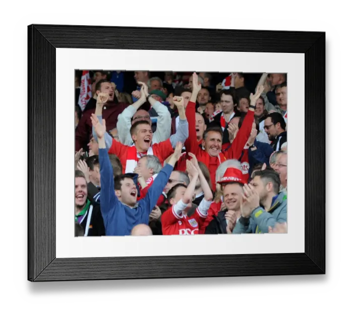 Framed Print : Bristol City vs Walsall: Crowded Ashton Gate Stadium, Sky Bet League One Match, May 2015 Framed Print : Bristol City vs Walsall: Crowded Ashton Gate Stadium, Sky Bet League One Match, May 2015