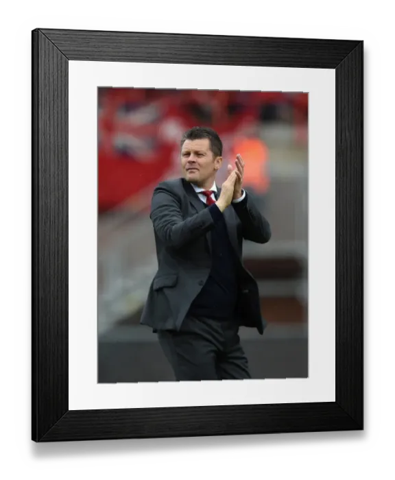 Framed Print : Steve Cotterill Leads Bristol City in Sky Bet League One Clash Against Walsall, May 2015 Framed Print : Steve Cotterill Leads Bristol City in Sky Bet League One Clash Against Walsall, May 2015