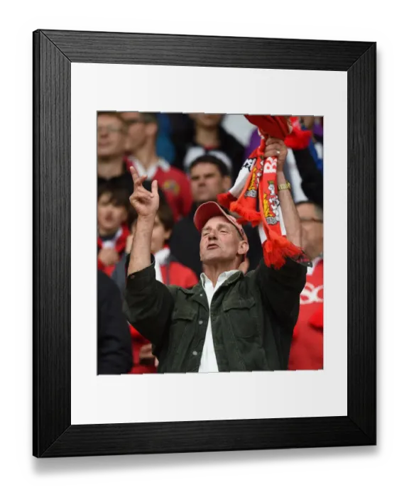 Framed Print : Bristol City Claims Sky Bet League One Title: Euphoric Fans Celebrate at Ashton Gate Stadium Framed Print : Bristol City Claims Sky Bet League One Title: Euphoric Fans Celebrate at Ashton Gate Stadium