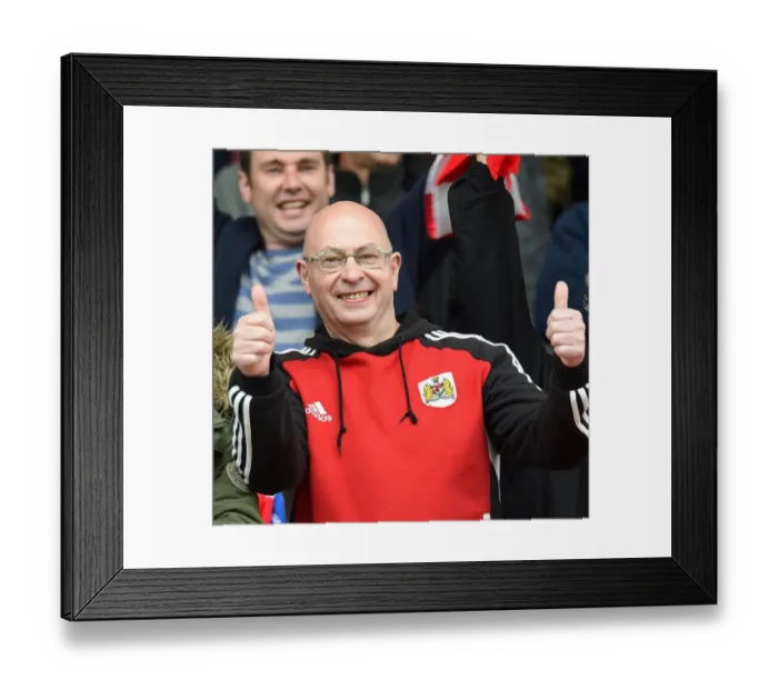 Framed Print : Bristol City FC: Euphoric Title Win at Ashton Gate