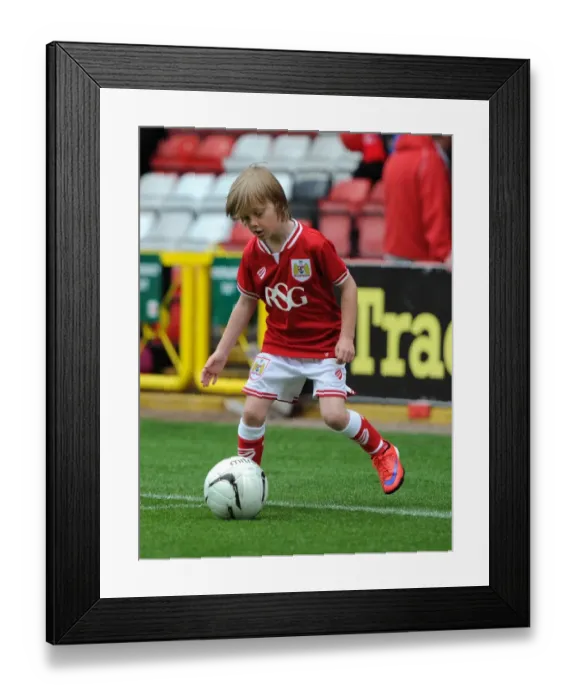 Framed Print : Battle for Promotion: Decisive Clash between Bristol City and Walsall in Sky Bet League One at Ashton Gate, May 2015