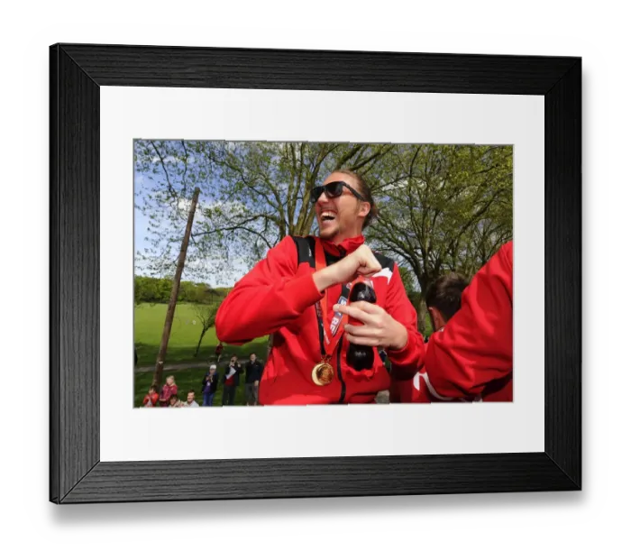 Framed Print : Bristol City Football Club's Champions Celebration: Luke Ayling on the Bus Tour (May 2015) Framed Print : Bristol City Football Club's Champions Celebration: Luke Ayling on the Bus Tour (May 2015)