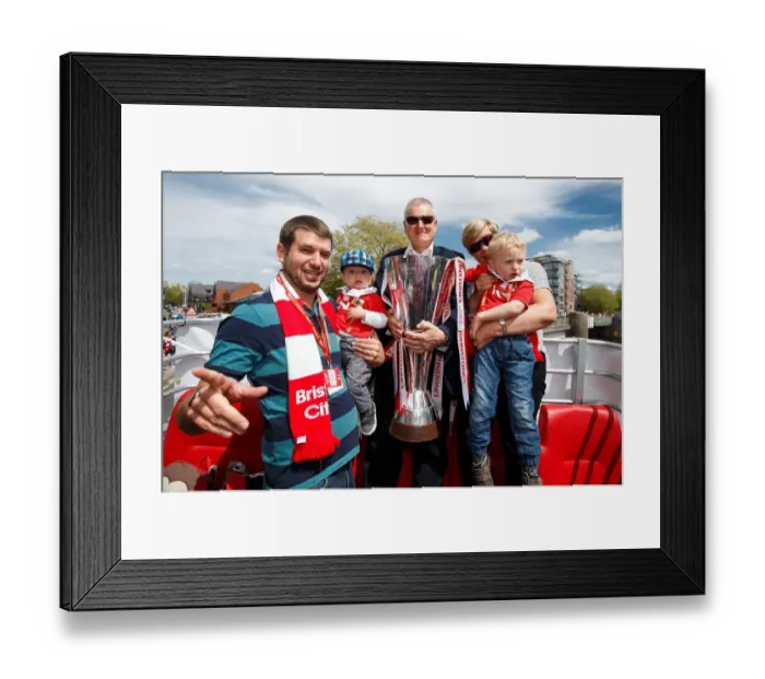 Framed Print : Bristol City FC: Champions Parade - The Lansdown Family's Triumphant Celebration Framed Print : Bristol City FC: Champions Parade - The Lansdown Family's Triumphant Celebration