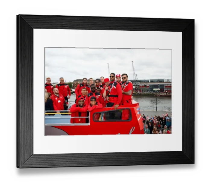 Framed Print : Bristol City Football Club: Champions Triumphant Parade at Lloyds Amphitheatre Framed Print : Bristol City Football Club: Champions Triumphant Parade at Lloyds Amphitheatre