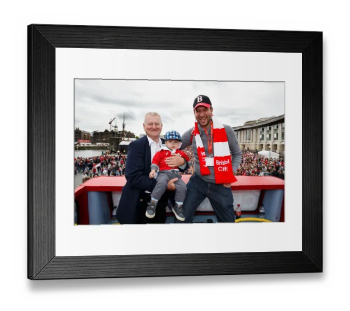 Framed Print : Bristol City Champions Triumph: Steve Lansdown and Family Amid Thousands of Ecstatic Fans in Open Top Bus Parade Framed Print : Bristol City Champions Triumph: Steve Lansdown and Family Amid Thousands of Ecstatic Fans in Open Top Bus Parade