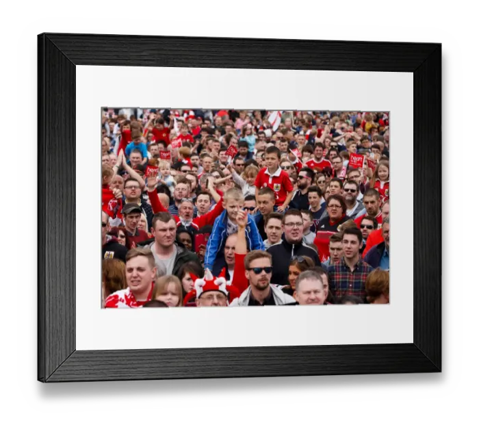 Framed Print : Thousands of Ecstatic Fans Pack Lloyds Amphitheatre for Bristol City's Championship Promotion Parade Framed Print : Thousands of Ecstatic Fans Pack Lloyds Amphitheatre for Bristol City's Championship Promotion Parade