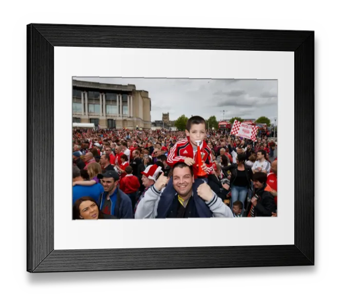 Framed Print : Thousands Rejoice: The Euphoric Bristol City Championship Promotion Parade Framed Print : Thousands Rejoice: The Euphoric Bristol City Championship Promotion Parade