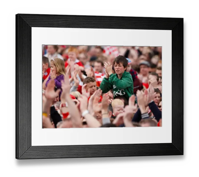 Framed Print : Thousands of Ecstatic Fans Pack Lloyds Amphitheatre for Bristol City's Championship Promotion Parade