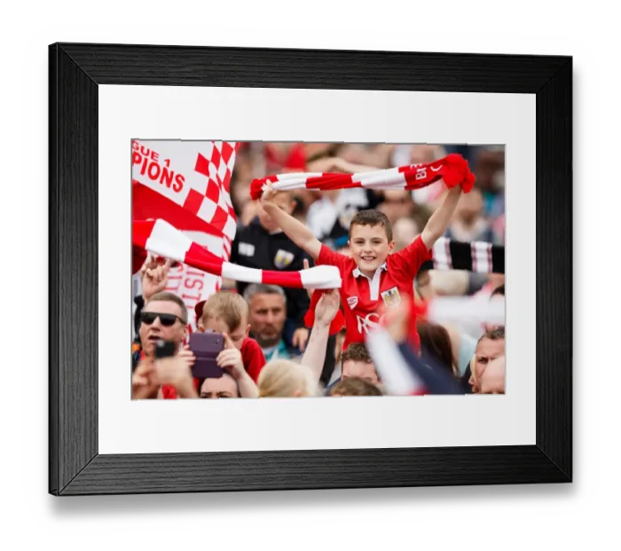 Framed Print : Thousands Celebrate: Bristol City's Double Title Win and Promotion to Championship Framed Print : Thousands Celebrate: Bristol City's Double Title Win and Promotion to Championship