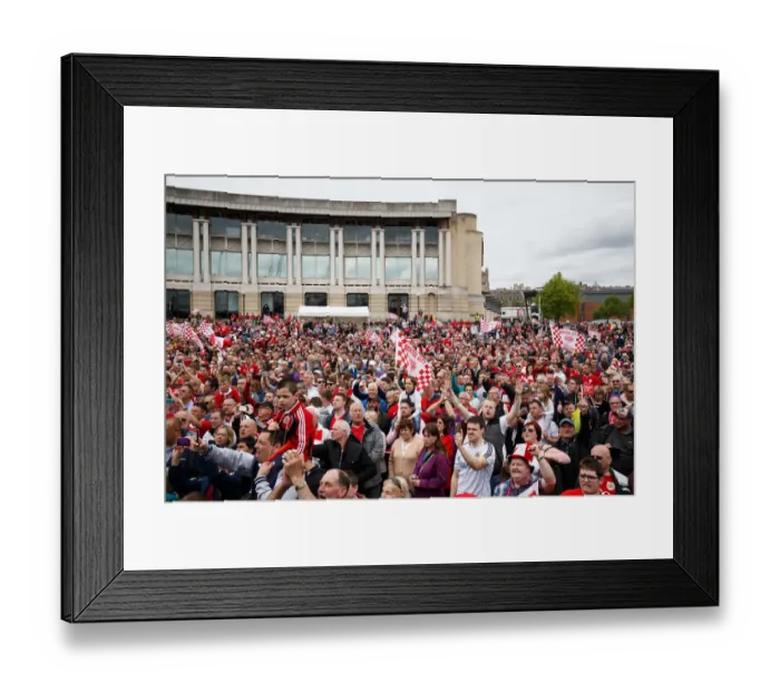 Framed Print : Thousands Rejoice: Bristol City's Double Title Victory Parade - Championship Promotion and Johnstones Paint Trophy Win Framed Print : Thousands Rejoice: Bristol City's Double Title Victory Parade - Championship Promotion and Johnstones Paint Trophy Win