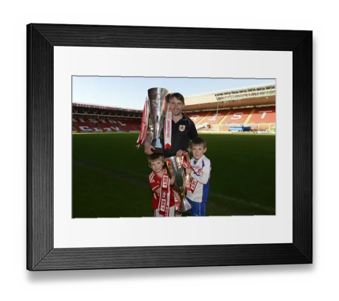 Framed Print : Bristol City Academy: Double Trophy Victory Celebration (Bristol City Academy Day 2) Framed Print : Bristol City Academy: Double Trophy Victory Celebration (Bristol City Academy Day 2)