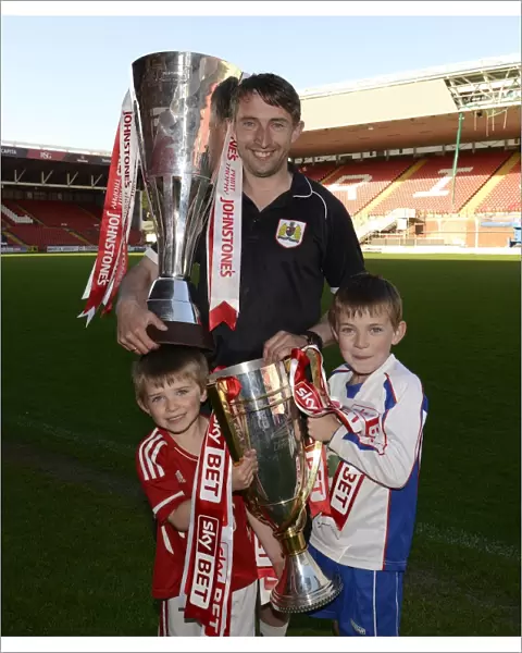 Bristol City Academy: Celebrating Double Success with the Johnstone Paint Trophy and Sky Bet League One Trophies