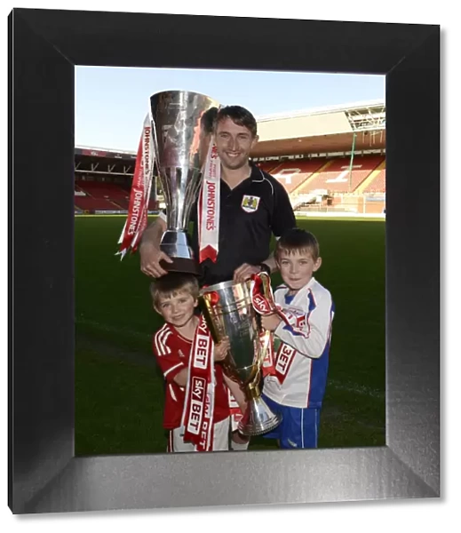 Bristol City Academy: Celebrating Double Success with the Johnstone Paint Trophy and Sky Bet League One Trophies
