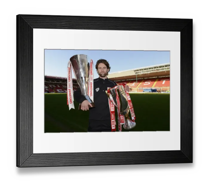 Framed Print : Bristol City Academy: Celebrating Success with the Johnstone Paint Trophy and Sky Bet League One Trophies Framed Print : Bristol City Academy: Celebrating Success with the Johnstone Paint Trophy and Sky Bet League One Trophies