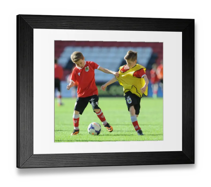 Framed Print : Bristol City Academy Training at Ashton Gate Stadium, May 2015 Framed Print : Bristol City Academy Training at Ashton Gate Stadium, May 2015