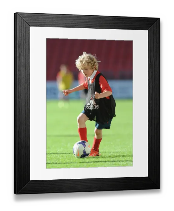 Framed Print : Bristol City Academy Training at Ashton Gate Stadium, May 2015