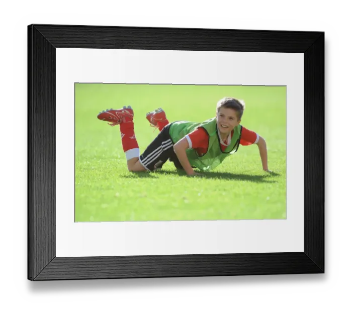 Framed Print : Behind the Scenes at Bristol City Academy: Training at Ashton Gate Stadium (May 2015)