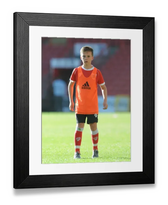 Framed Print : Bristol City Academy Training at Ashton Gate Stadium, May 2015
