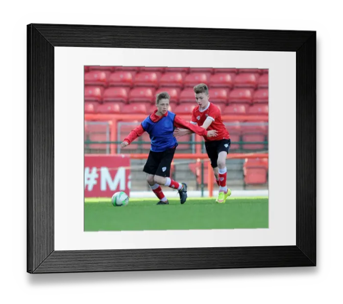 Framed Print : Bristol City Academy Players Train at Ashton Gate Stadium Framed Print : Bristol City Academy Players Train at Ashton Gate Stadium