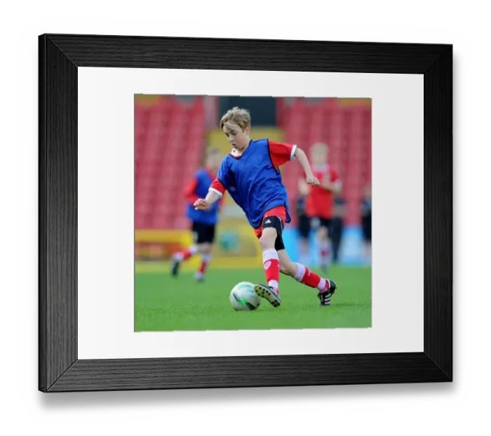Framed Print : Bristol City Academy Players Train at Ashton Gate Stadium