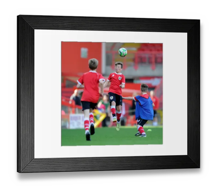 Framed Print : Bristol City Academy Players Train at Ashton Gate Stadium Framed Print : Bristol City Academy Players Train at Ashton Gate Stadium