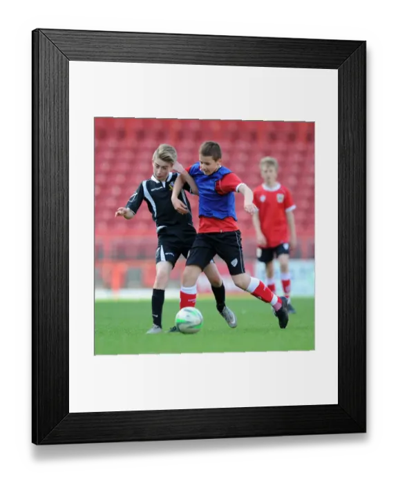 Framed Print : Bristol City Academy Players Train at Ashton Gate Stadium Framed Print : Bristol City Academy Players Train at Ashton Gate Stadium