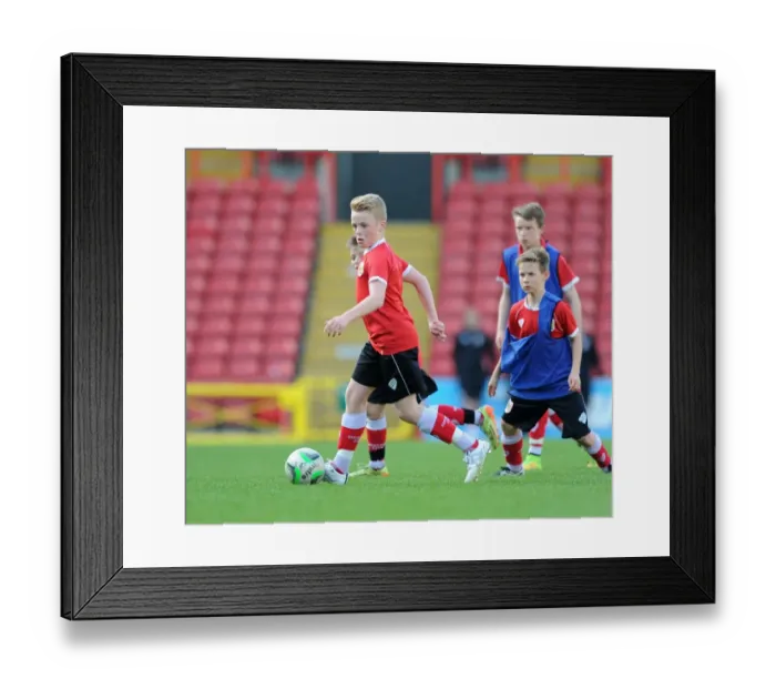 Framed Print : Bristol City Academy Players Train at Ashton Gate Stadium Framed Print : Bristol City Academy Players Train at Ashton Gate Stadium